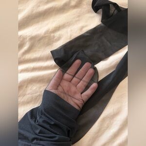 Black Sheer pantyhose, size M/L